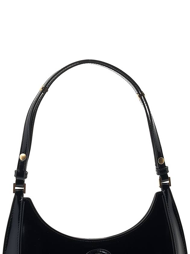 Convertible Crescent Shoulder Bag Black - TORY BURCH - BALAAN 8