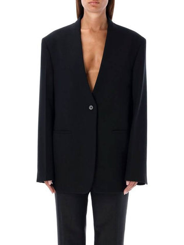 Jil Sander Single-Breasted Blazer - JIL SANDER - BALAAN 1