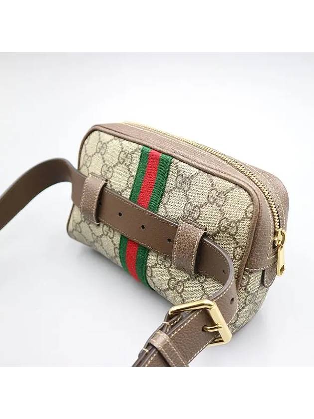 517076 GG Logo Canvas Ophidia Supreme PVC Small Belt Bag - GUCCI - BALAAN 4