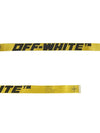 industrial black logo buckle belt yellow - OFF WHITE - BALAAN.