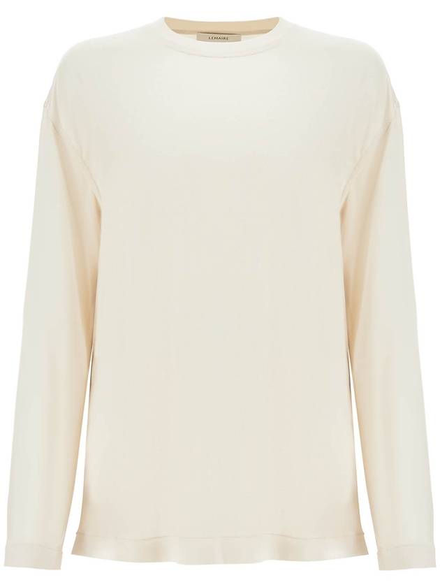 long-sleeved silk t-shirt for - LEMAIRE - BALAAN 1