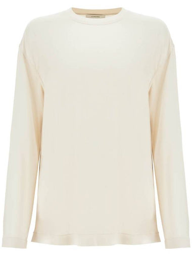 long-sleeved silk t-shirt for - LEMAIRE - BALAAN 1