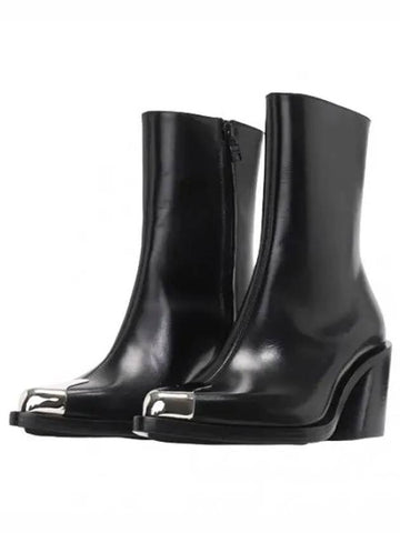 Metal point toe ankle boots women - ALEXANDER MCQUEEN - BALAAN 1