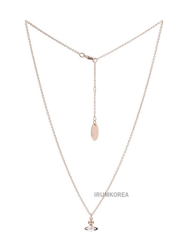 Balbina Pearl Pendant Necklace Pink Gold - VIVIENNE WESTWOOD - BALAAN 2