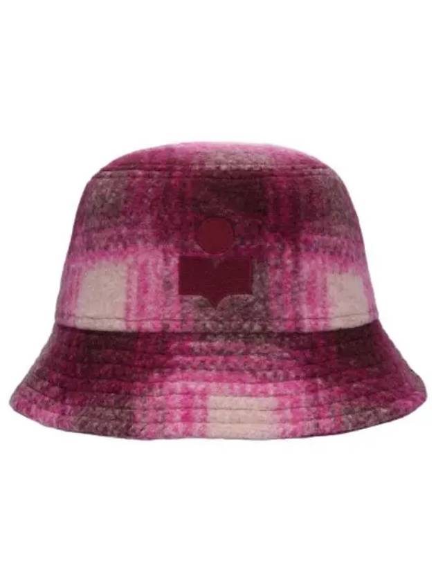 Hailey Logo Bucket Hat Fuchsia - ISABEL MARANT - BALAAN 1