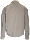 Chrome-R Pocket Over Long Sleeve Shirt Grey - CP COMPANY - BALAAN 4