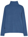 Tencel Turtle Neck T Shirt Blue - THE GREEN LAB - BALAAN 6