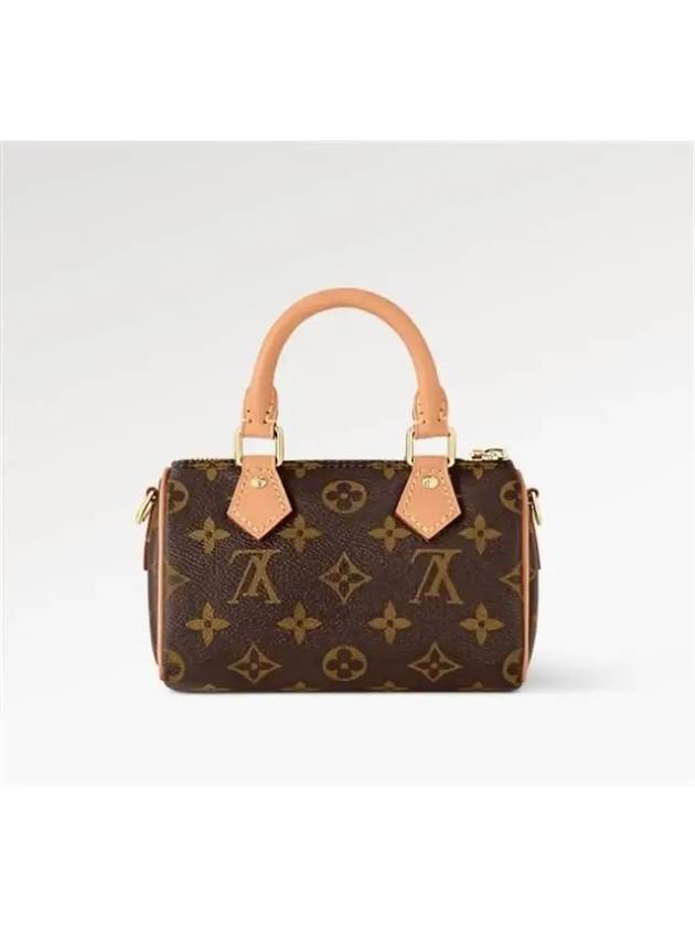 Nano Speedy Monogram Tote Bag Brown - LOUIS VUITTON - BALAAN 8