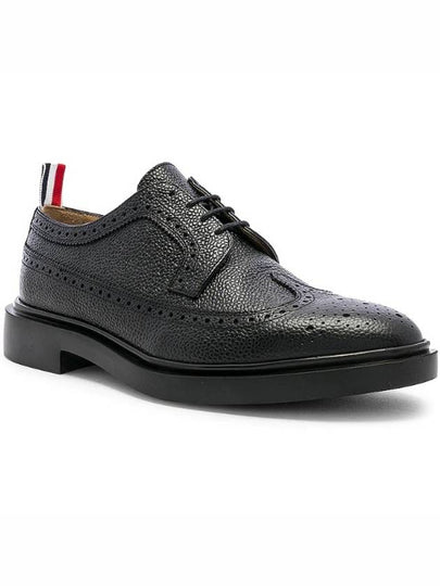 Men's Classic Long Wing Brogue Lace Up Brogue Shoes Black - THOM BROWNE - BALAAN 2