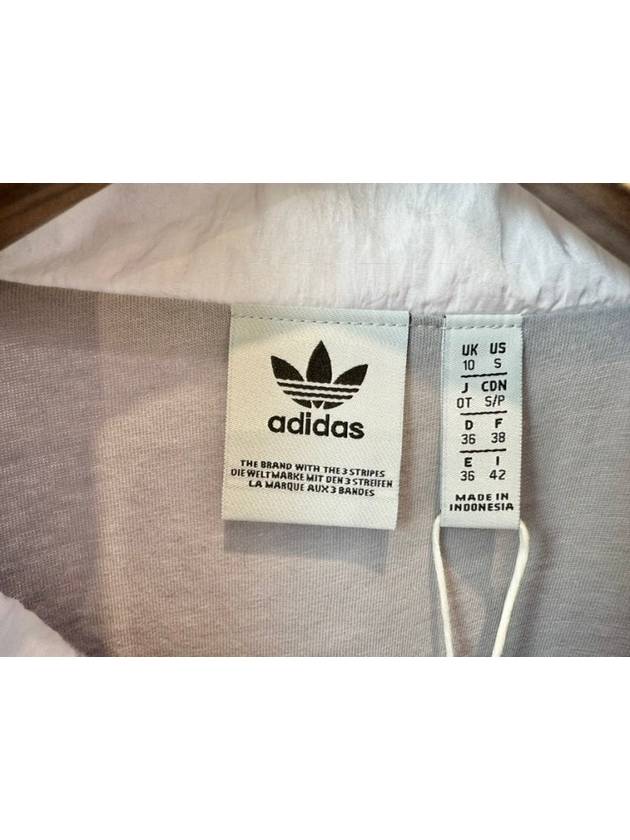 Half zip up anorak crop windbreaker top FU3835 gray WOMENS - ADIDAS - BALAAN 6