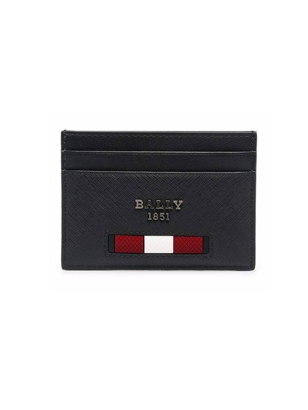 Bhar Card Wallet Black - BALLY - BALAAN 1