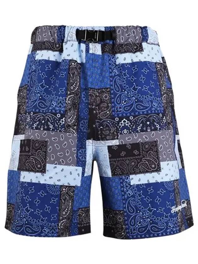 Golf Men s Paisley Belt Shorts Blue - HENRY STUART - BALAAN 1