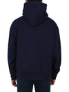 Label Hoodie Navy - AMI - BALAAN 5