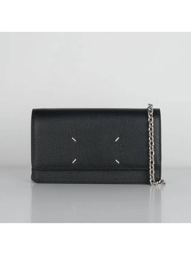 Stitch Large Chain Long Wallet Black - MAISON MARGIELA - BALAAN 3