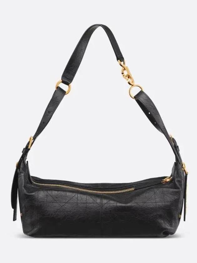 D-Journey Macrocannage Medium Shoulder Bag Black - DIOR - BALAAN 5