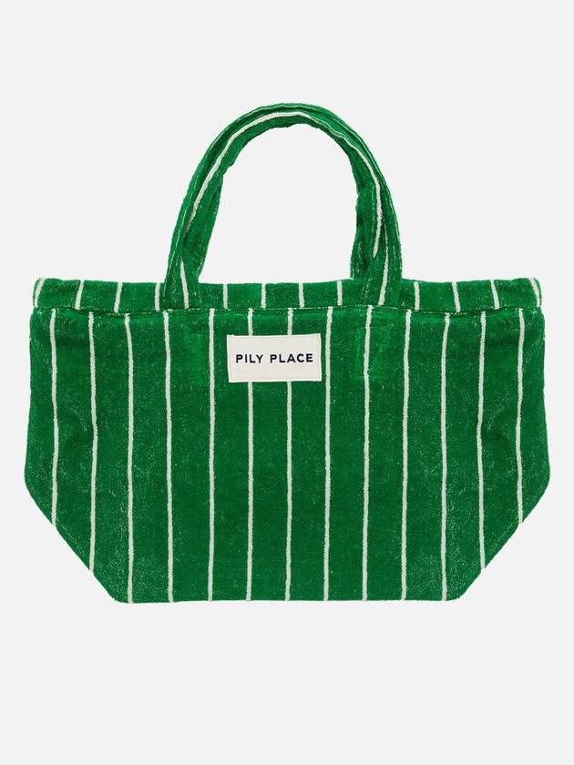 Terry Tote Bag Green Pin - PILY PLACE - BALAAN 1