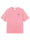 Bold Fox Head Patch Comfort Short Sleeve T-Shirt Rosebud - MAISON KITSUNE - BALAAN 5