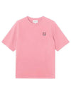 Bold Fox Head Patch Comfort Short Sleeve T-Shirt Rosebud - MAISON KITSUNE - BALAAN 2