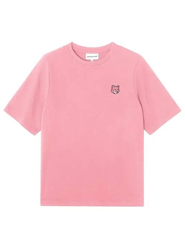 Bold Fox Head Patch Comfort Short Sleeve T-Shirt Rosebud - MAISON KITSUNE - BALAAN 3