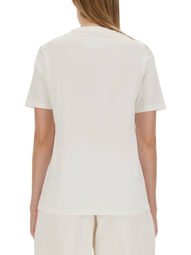 Logo Print Short Sleeve T-Shirt White - JIL SANDER - BALAAN 6