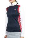 Women's Solar Full Zip Mid Layer Jacket Navy - J.LINDEBERG - BALAAN 4