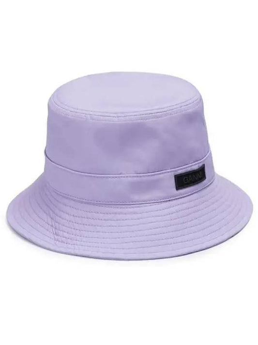 Logo Applique Bucket Hat Purple - GANNI - BALAAN 2