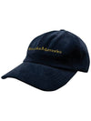 CORDUROY MM BALL CAP in navy - MYDEEPBLUEMEMORIES - BALAAN 3