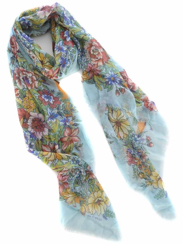 Etro Scarf "Bouquet" - ETRO - BALAAN 1