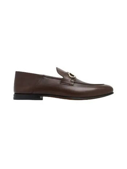 Gancini Ornament Loafer Chocolate - SALVATORE FERRAGAMO - BALAAN 2