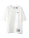 Back Graphic Print Crew Neck Short Sleeve T-shirt White - MIHARA YASUHIRO - BALAAN 2
