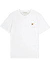 Fox Head Patch Classic Short Sleeve T-Shirt White - MAISON KITSUNE - BALAAN 4