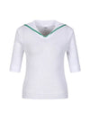 Sailor collar roll-up sleeve knit MK4MP321 - P_LABEL - BALAAN 7
