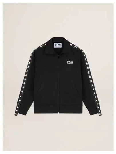 Star Logo Track Jacket Black - GOLDEN GOOSE - BALAAN 2