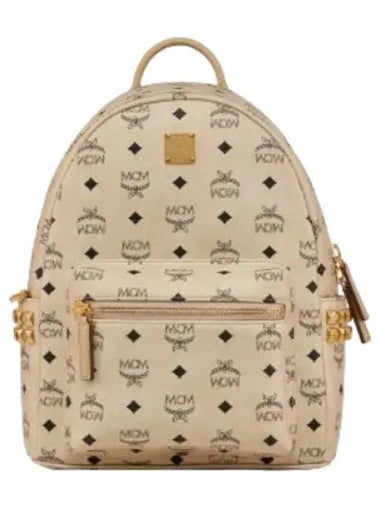 Stark side stud Visetos backpack - MCM - BALAAN 1