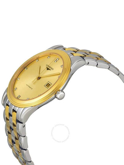 Longines Flagship Automatic Gold Dial Men's Watch L4.874.3.37.7 - LONGINES - BALAAN 2