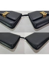 TB black leather cross bag mini - BURBERRY - BALAAN 7