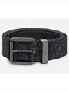 Micro Oblique Jacquard Belt Black - DIOR - BALAAN 3