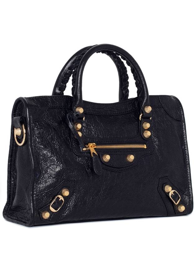 Giant Motor City Small Shoulder Bag Black Gold - BALENCIAGA - BALAAN 3