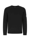 Men's Lens Wappen Cotton Sweatshirt Black - CP COMPANY - BALAAN 1