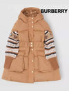 Kids Hooded Puffer Cape Padding Warm Walnut 8044757 12Y 14Y - BURBERRY - BALAAN 8