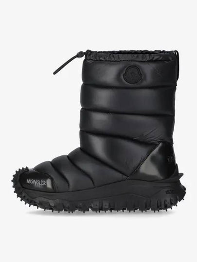 Logo Padded Winter Boots Black - MONCLER - BALAAN 2