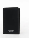 Branded Bi-Fold Card Wallet Black - SALVATORE FERRAGAMO - BALAAN 2