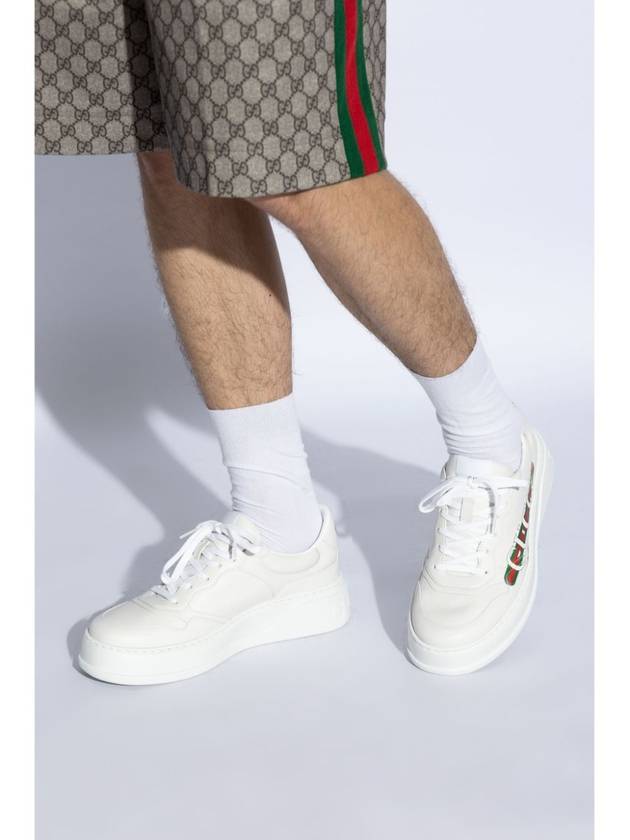 Demetra Chunky Low Top Sneakers White - GUCCI - BALAAN 7