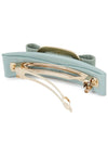 New Vara Plate Hair Clip Blue - SALVATORE FERRAGAMO - BALAAN 4