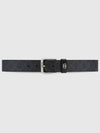 Men's Interlocking G Detail Belt Black - GUCCI - BALAAN 2