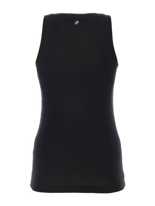 Women's Logo Print Sleeveless Black - PATOU - BALAAN 3