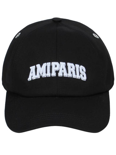 Embroided Logo Ball Cap Black - AMI - BALAAN 2