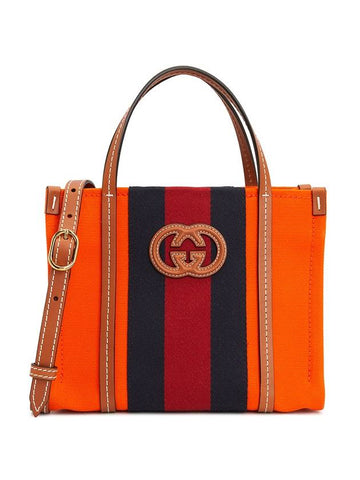 Mini Interlocking G Tote Bag Orange - GUCCI - BALAAN 1