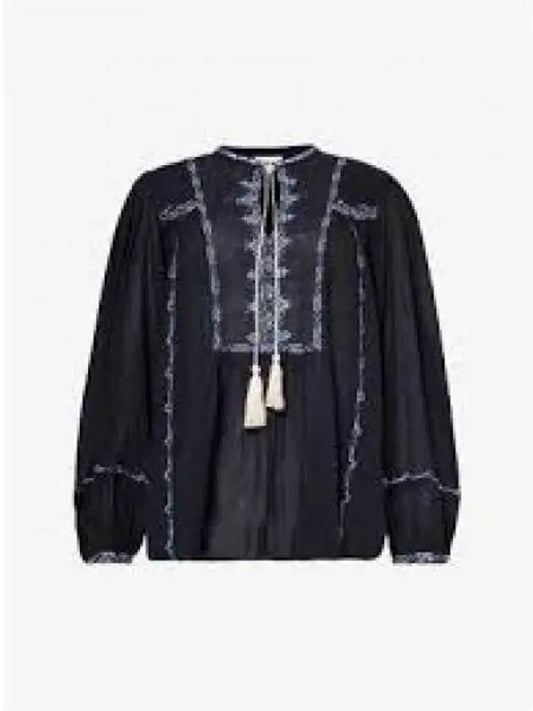 24 SILEKIA HT0371FA B1J15E 01BK Cotton Shirt 1243999 - ISABEL MARANT - BALAAN 1