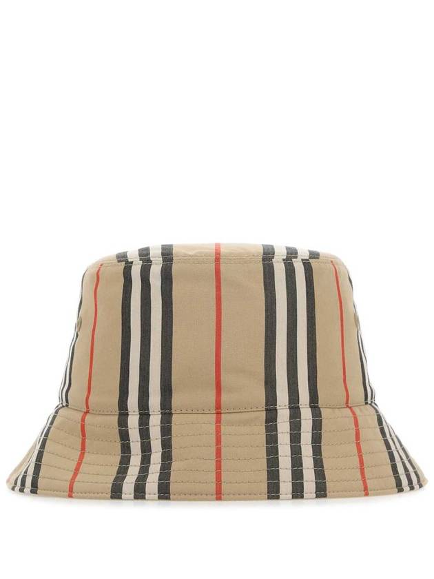 Reversible Icon Stripe Bucket Hat Beige - BURBERRY - BALAAN 2